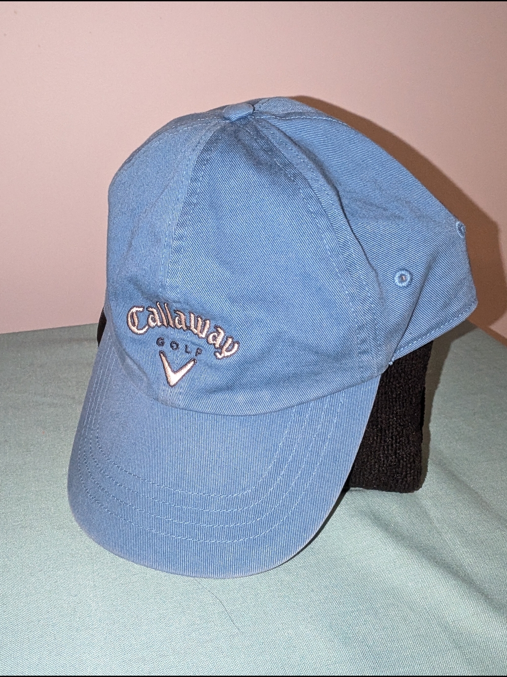 Callaway Light Blue Golf Cap with Embroidered Logo